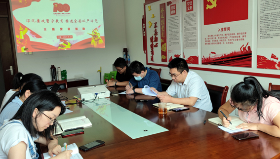 爱游戏(ayx)中国官方网站党支部开展“深化廉政警示教育 推进全面从严治党”主题党日活动