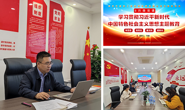 爱游戏(ayx)中国官方网站党支部开展学习贯彻习近平新时代中国特色社会主义思想主题教育专题党课活动