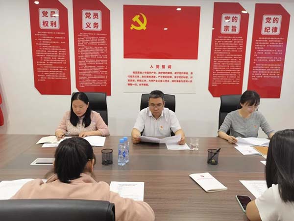 爱游戏(ayx)中国官方网站党支部党纪学习教育专题党员大会