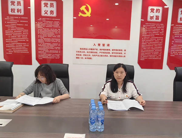 爱游戏(ayx)中国官方网站党支部开展“讲纪律明规矩 赛家风促党风”主题党日活动