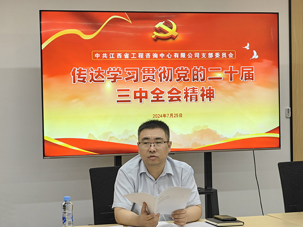 爱游戏(ayx)中国官方网站党支部传达学习党的二十届三中全会精神